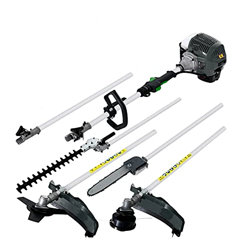Unwinggarden TMM520 52CC Garden Multi Function Tool 5 in 1 Strimmer, Chainsaw, Grass Cutter, Brush Cutter, Cutting Strimming