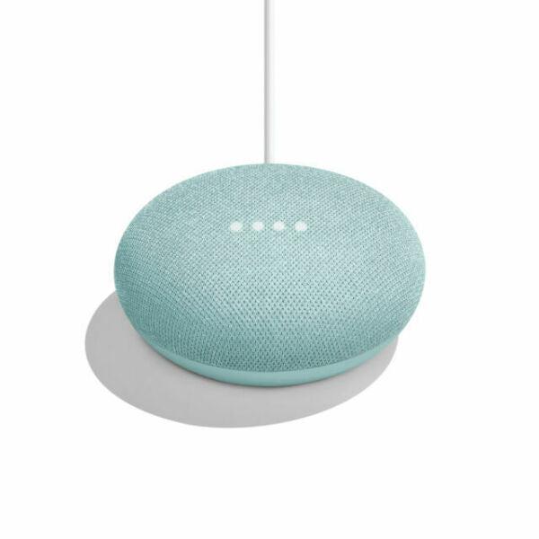 Google Home GA00275-UK Mini Hands-Free Smart Speaker, Aqua โ Stock
