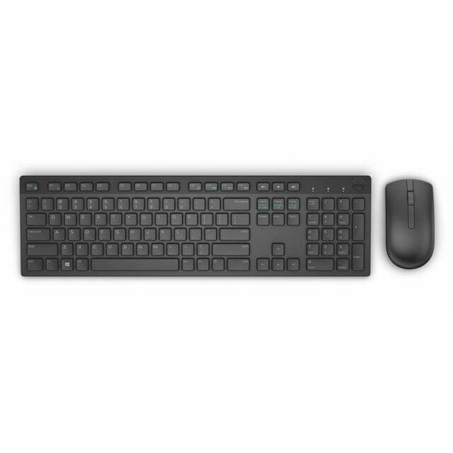 DELL KM636 Bluetooth Keyboard & Mouse QWERTY English Black