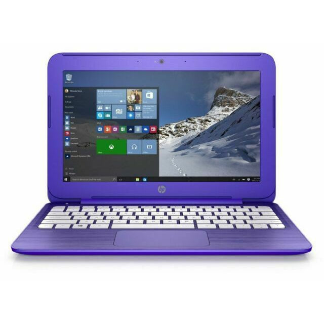 HP Stream 11-r001na 11.6" Laptop, Intel Celeron, 2GB RAM, 32GB SSD, Purple