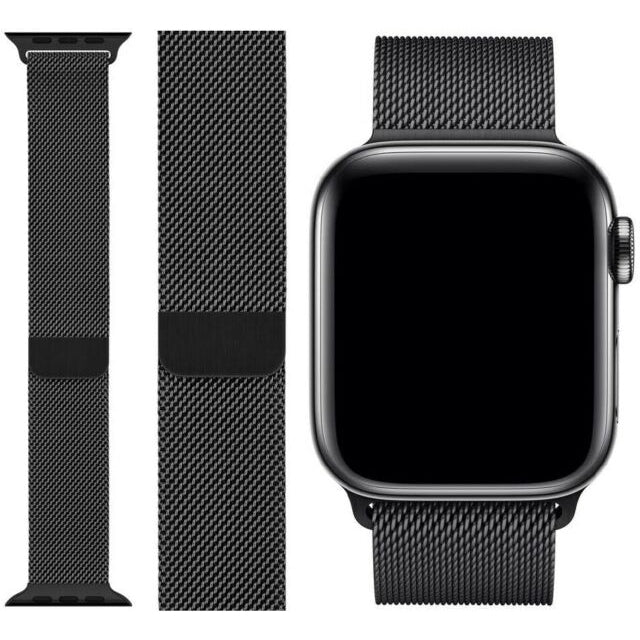 Apple Watch 42mm Black Milanese Loop (MLJH2)