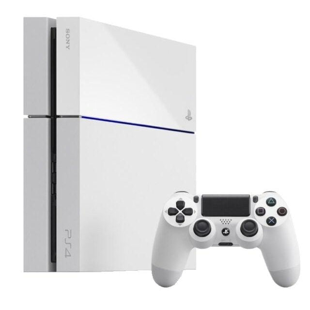 Sony Playstation 4 Console 500GB - Glacier White - Refurbished Good - Without Controller