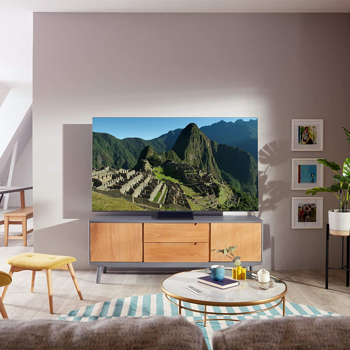 Samsung (2020) 65" Q95T Flagship QLED 4K HDR 2000 Smart TV with Tizen OS - Carbon Silver