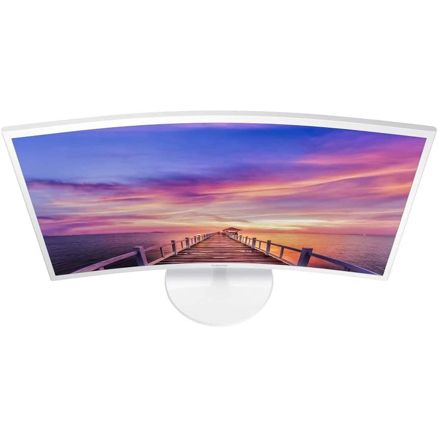 Samsung C32F391 32-Inch Curved LED Monitor -HDMI, Displayport, White Gloss