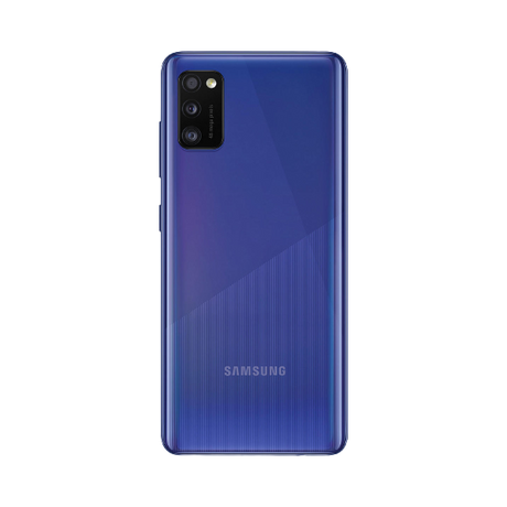 Samsung Galaxy A41 Smartphone, Android, 4GB RAM, 6.1”, 4G LTE, SIM Free, 64GB, Crush Blue
