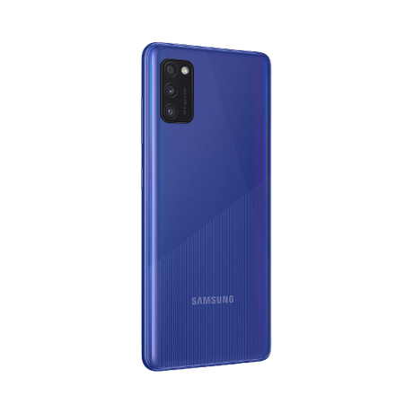 Samsung Galaxy A41 Smartphone, Android, 4GB RAM, 6.1”, 4G LTE, SIM Free, 64GB, Crush Blue