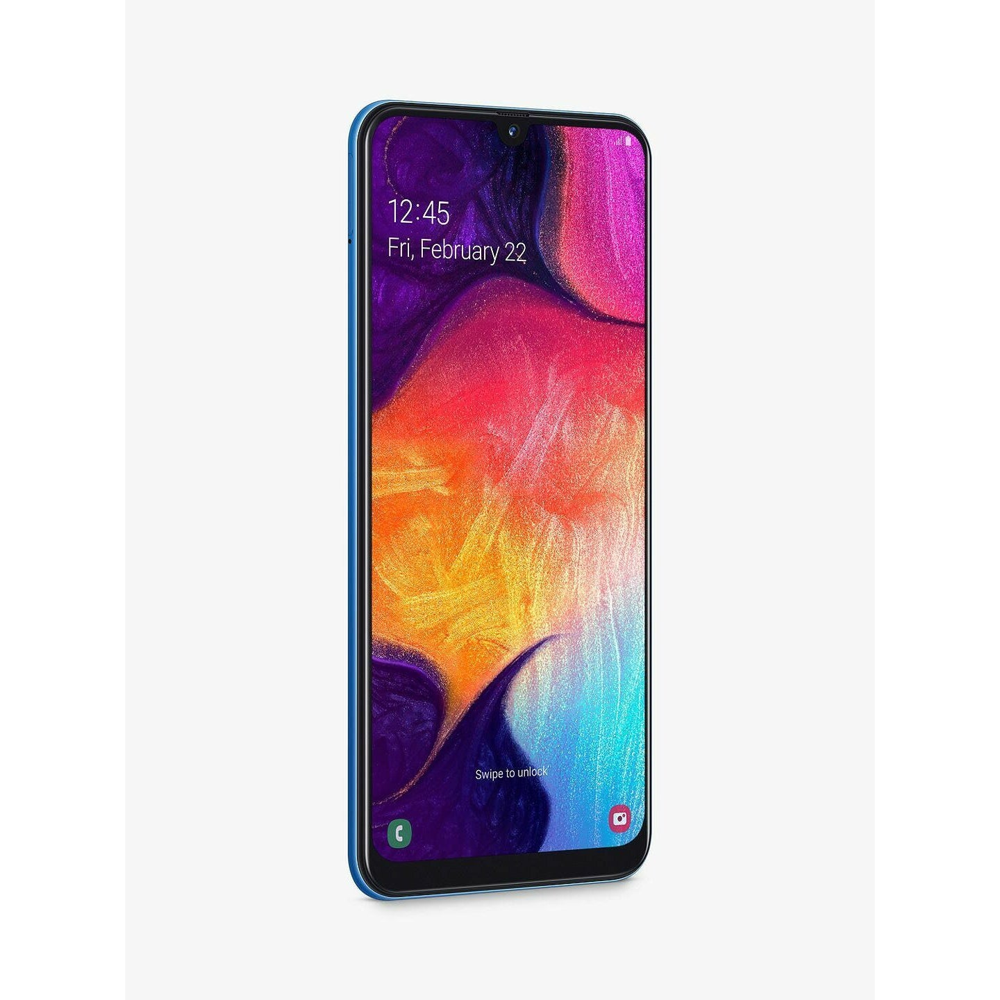 Samsung Galaxy A50 Smartphone, 4GB RAM, 6.4", 4G LTE, SIM Free, 128GB, Blue