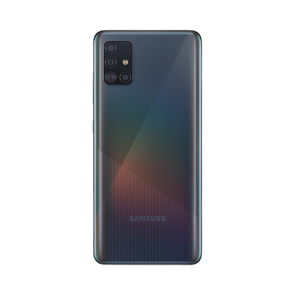 Samsung Galaxy A51 Smartphone, 4GB RAM, 6.5", 4G LTE, SIM Free, 128GB in Prism Crush Black