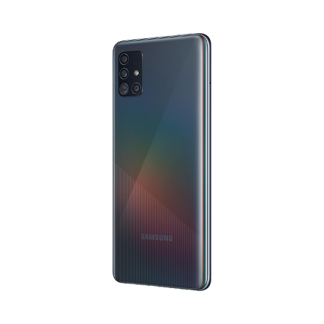 Samsung Galaxy A51 Smartphone, 4GB RAM, 6.5", 4G LTE, SIM Free, 128GB in Prism Crush Black