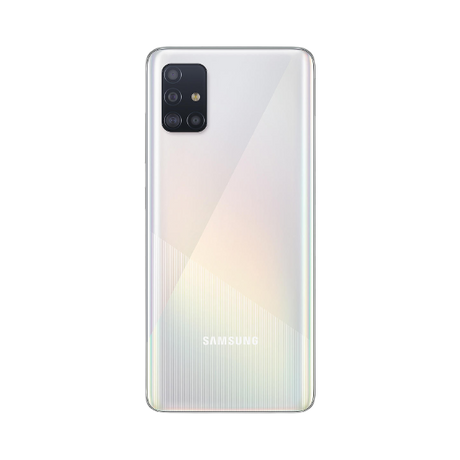 Samsung Galaxy A51 Smartphone, 4GB RAM, 6.5", 4G LTE, SIM Free, 128GB in Prism Crush White