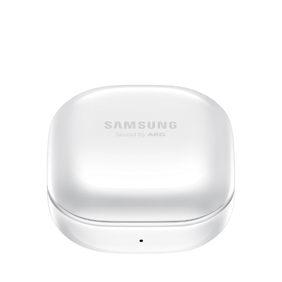 Samsung Galaxy Buds Live with Qi-Compatible Wireless Charging, Mystic White