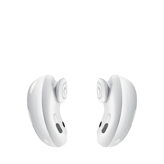 Samsung Galaxy Buds Live with Qi-Compatible Wireless Charging, Mystic White