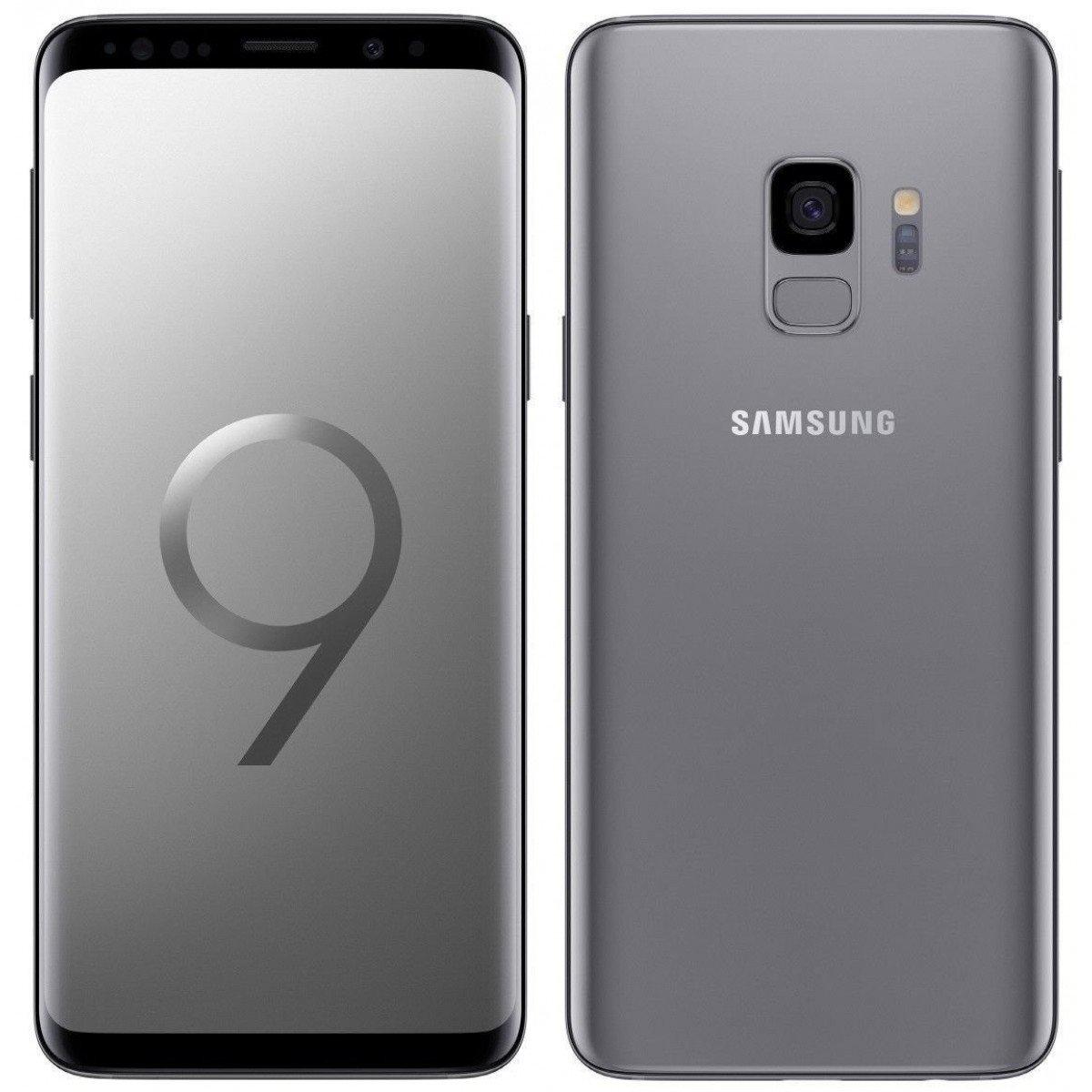 Samsung Galaxy S9 Unlocked Smartphone - 64GB Black, Purple, Coral Blue and Grey