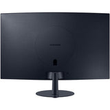 Samsung T55 Curved Monitor, 24 Inch, 1000R, 75hz, 4ms, 1080p, Dark Blue Grey