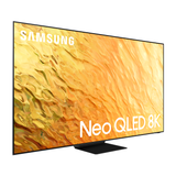 Samsung QE75QN800B (2022)QLED HDR 2000 8K Ultra HD Smart TV, 75 inch with Freesat HD & Dolby Atmos, Sand Black
