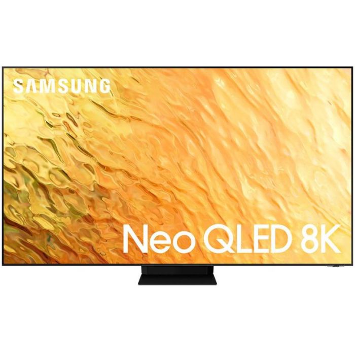 Samsung QE75QN800B (2022)QLED HDR 2000 8K Ultra HD Smart TV, 75 inch with Freesat HD & Dolby Atmos, Sand Black