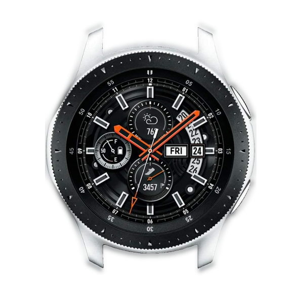 Samsung Galaxy Watch SM-R800 - 46mm - With Straps - Silver - Good