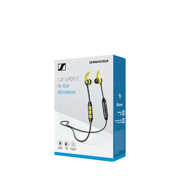 Sennheiser CX Sport Wireless Bluetooth Sports In-Ear Headphones, Black