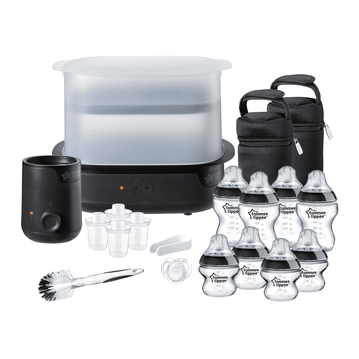 Tommee Tippee Closer To Nature Complete Feeding Set, Black