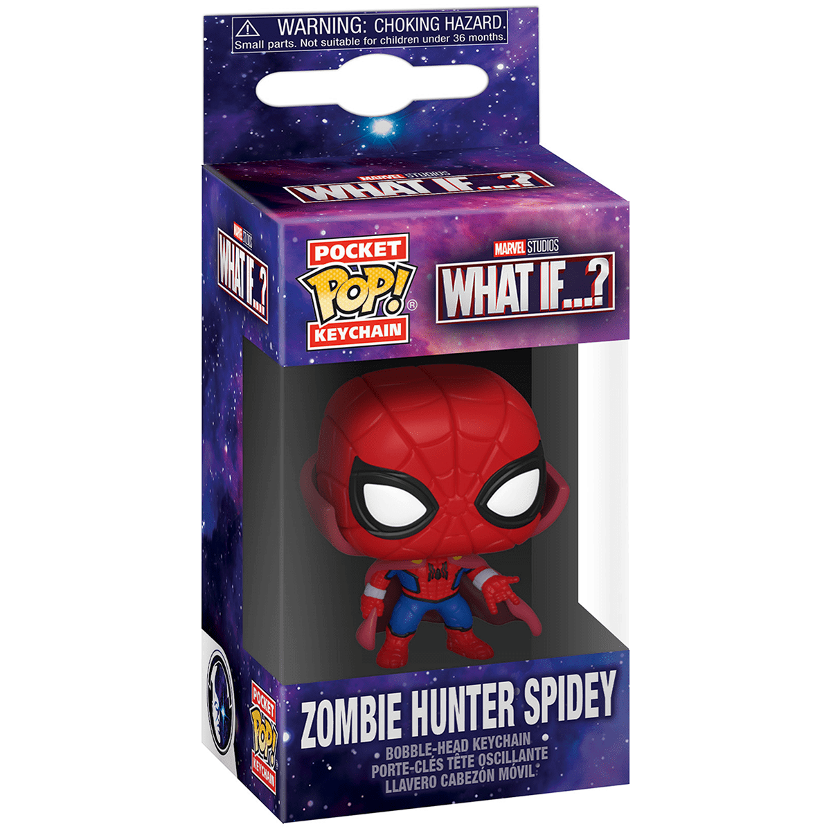 Funko Pop! Keychain Marvel - What If Zombie Huntey Spidey