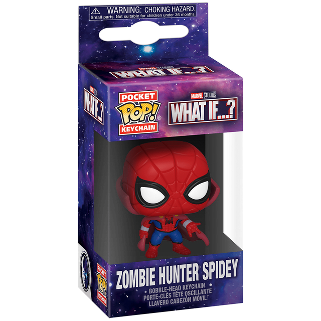 Funko Pop! Keychain Marvel - What If Zombie Huntey Spidey