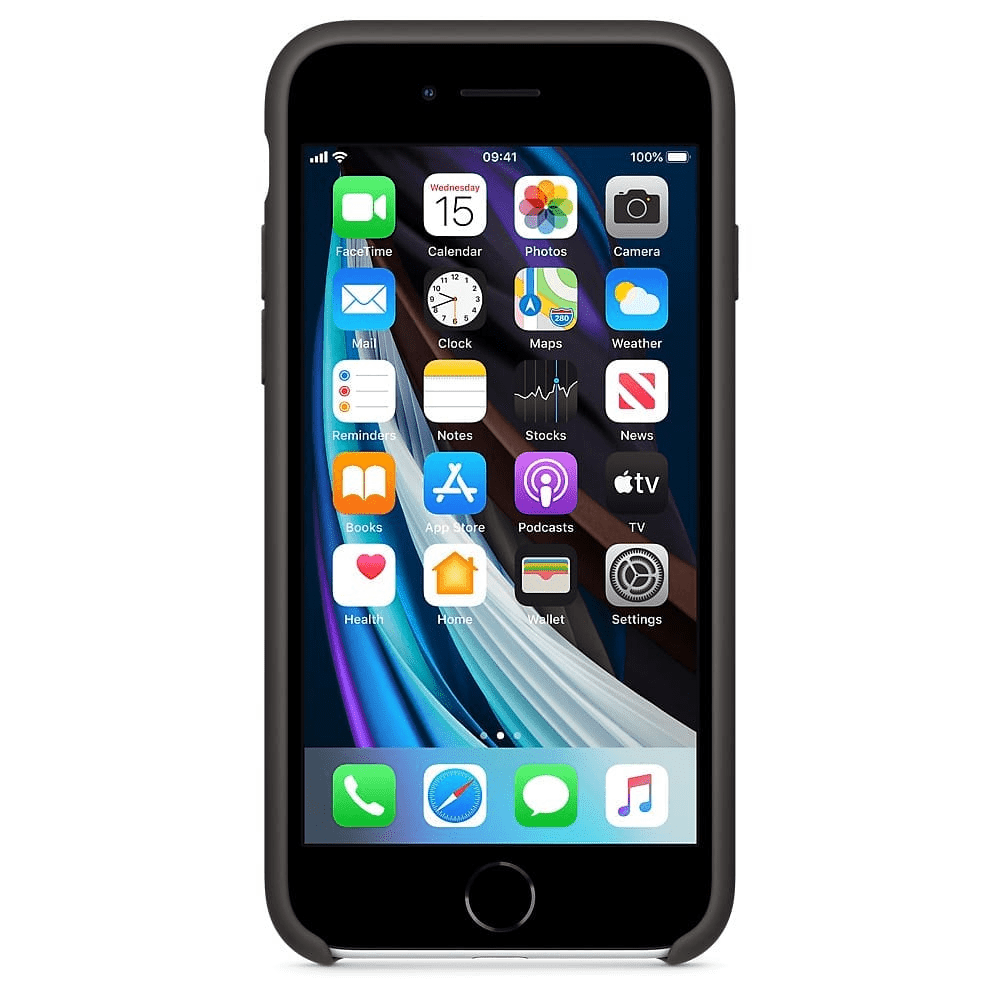 Apple iPhone 8 Silicone Case - Black - Refurbished