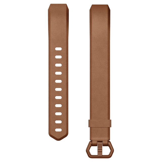 Fitbit FB163LBBRS Alta HR Leather Accessory Band - Brown