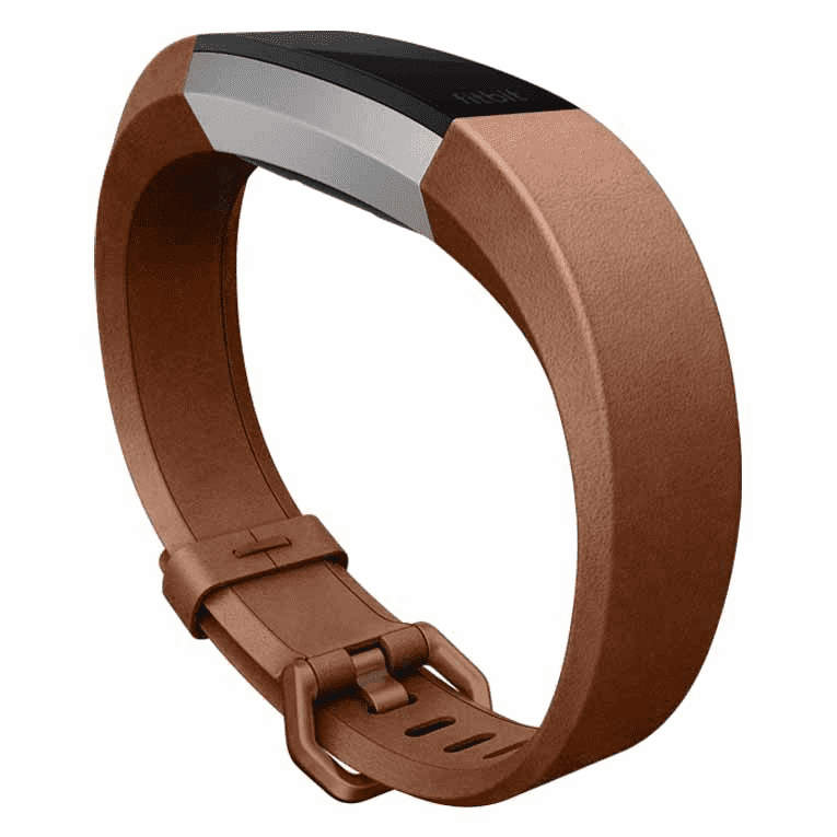 Fitbit FB163LBBRS Alta HR Leather Accessory Band - Brown