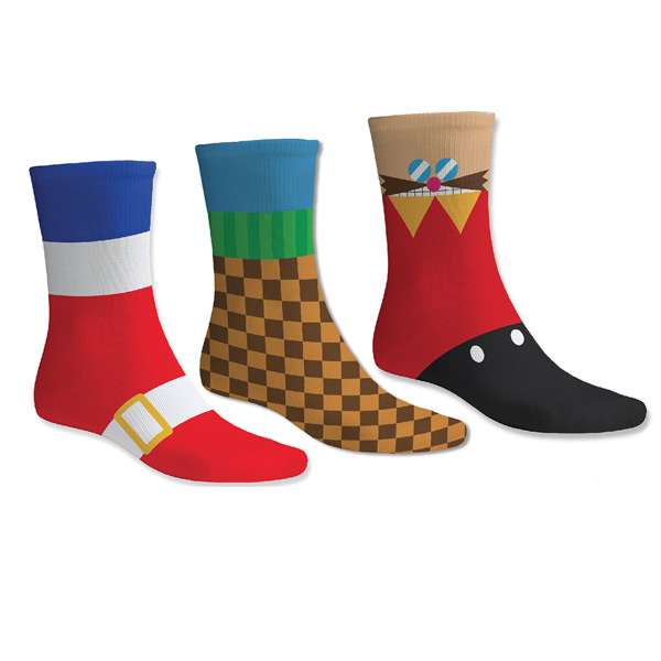 Numskull Sonic the Hedgehog Socks Triple Pack
