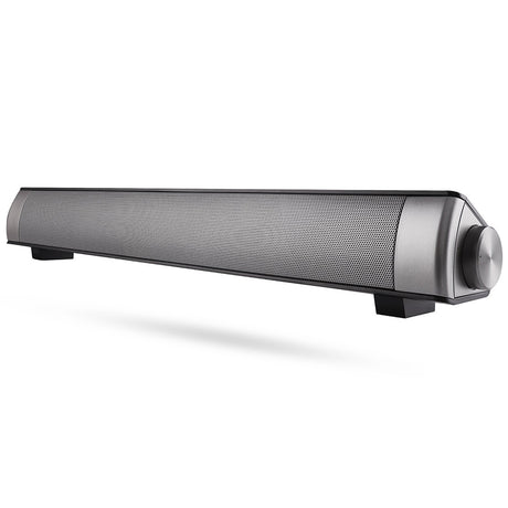 X-Series LP-S08 10W 2CH Wired / Wireless Bluetooth Soundbar, Grey