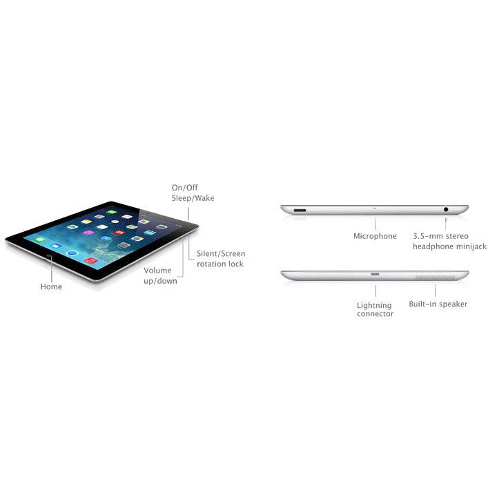 Apple iPad 4 A1458 - 128GB - Black