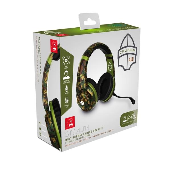Stealth Cruiser A100 Gaming Headset - Green Camo