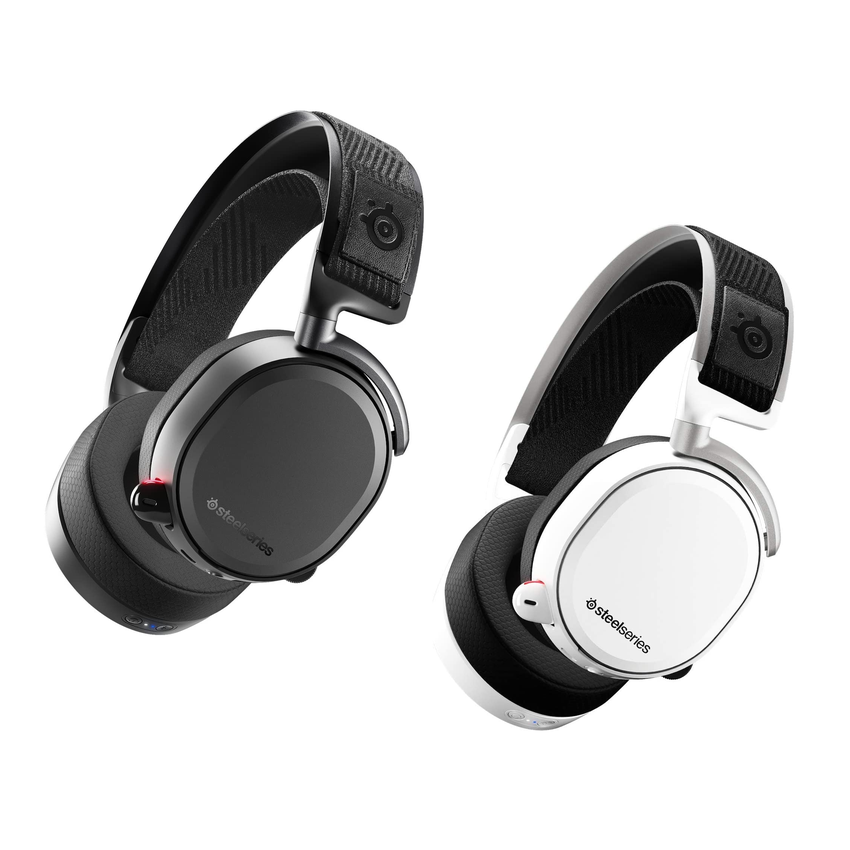 SteelSeries Arctis Pro Wireless PS5, PS4 & PC Headset, Black / White