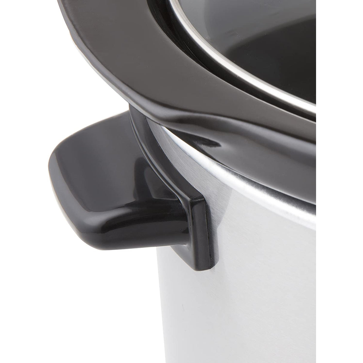 Swan SF17030N Stainless Steel Slow Cooker, 6.5 Litre, Silver