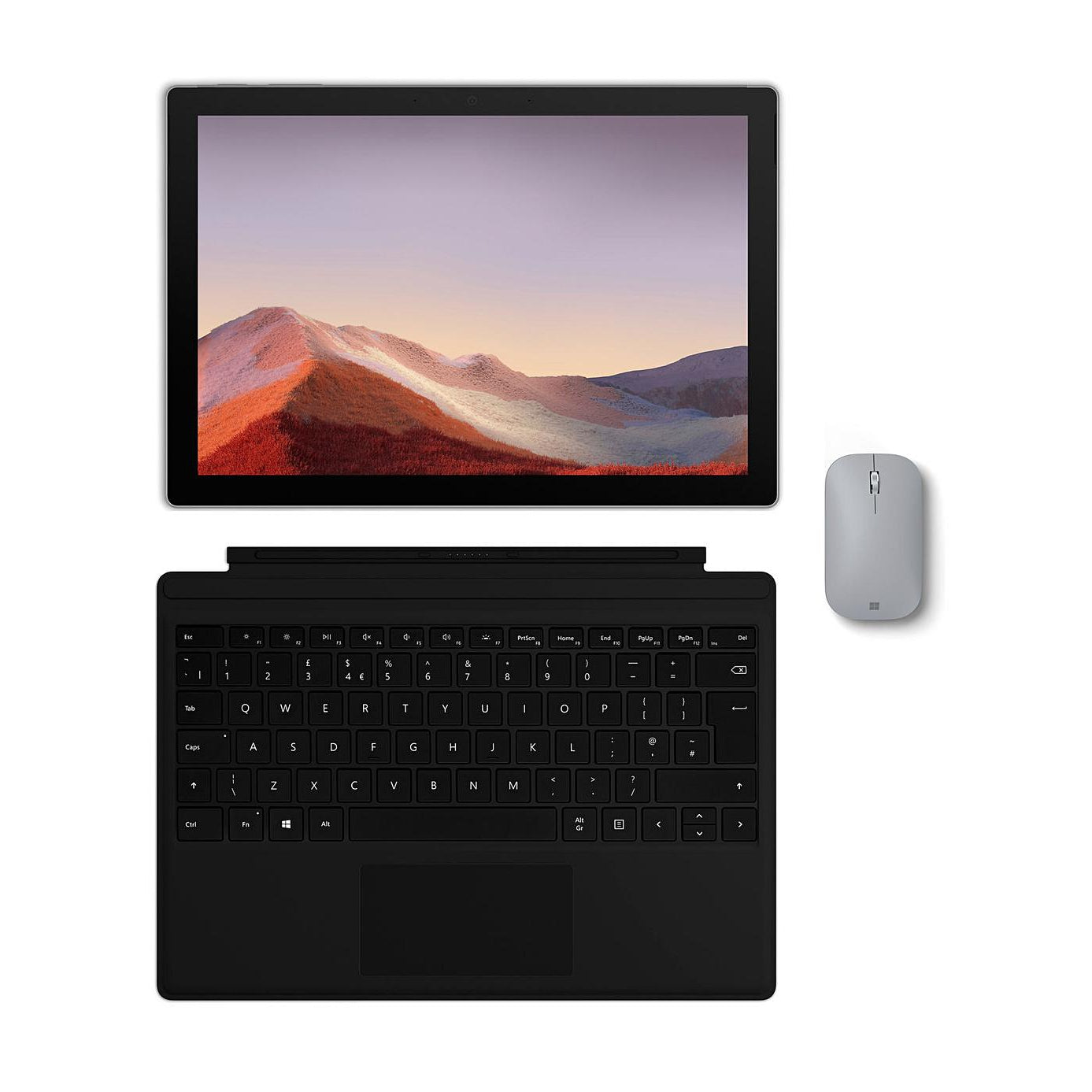 Microsoft Surface Pro 7 Laptop - 12.3 inch, Intel Core i3, 4GB RAM, 128GB SSD, Keyboard and Wireless Mouse Included - Platinum