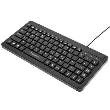 Targus Compact Wired Multimedia Qwerty USB Keyboard AKB631 (UK Layout)