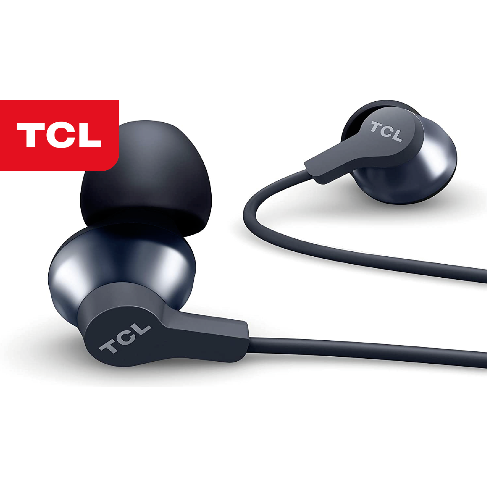 TCL Elit100 In-Ear Headphones with Mic (Hi-Res Audio, Noise Isolation)