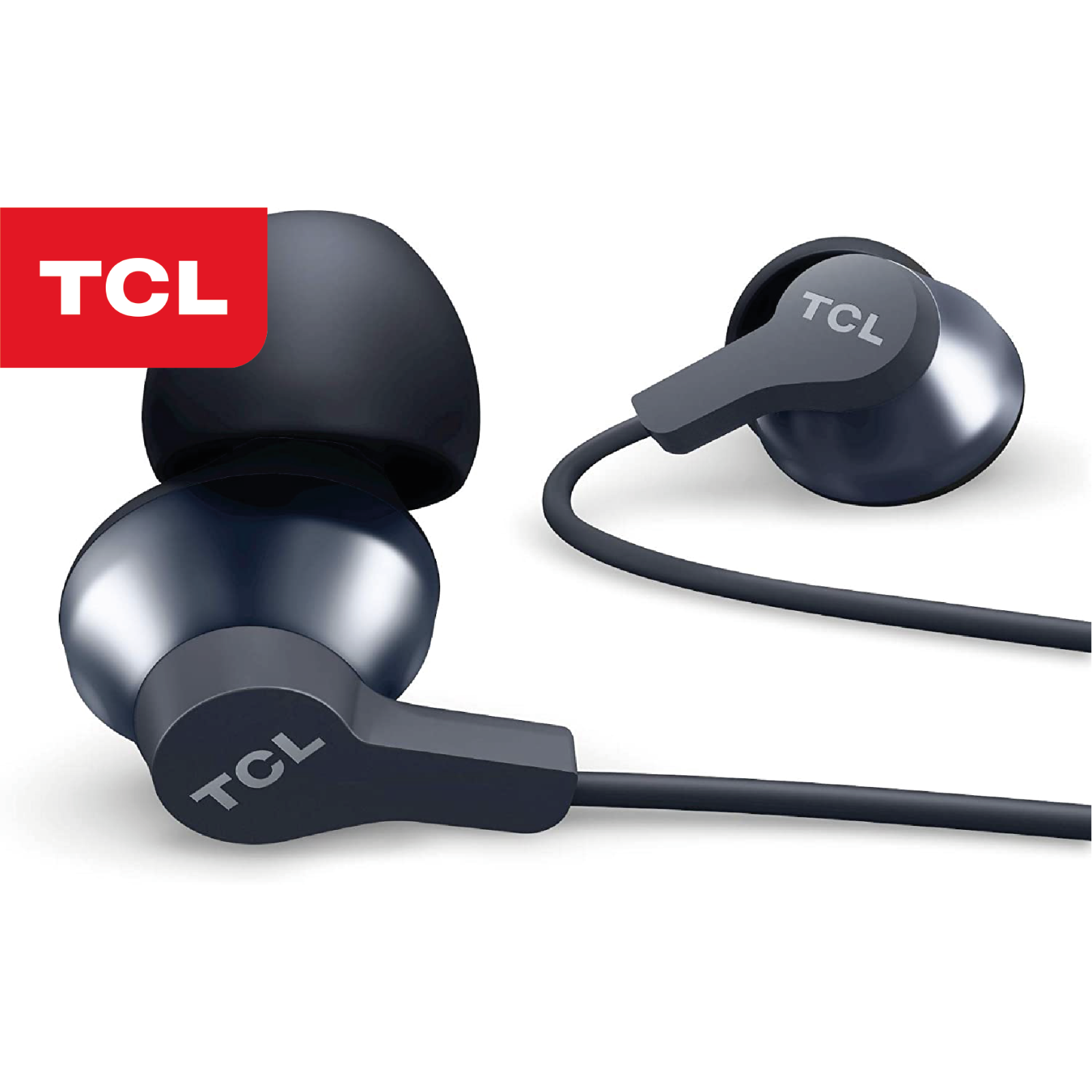 TCL ELIT200 In-Ear Earbud Noise Isolating Wired Headphones with Built-in Mic