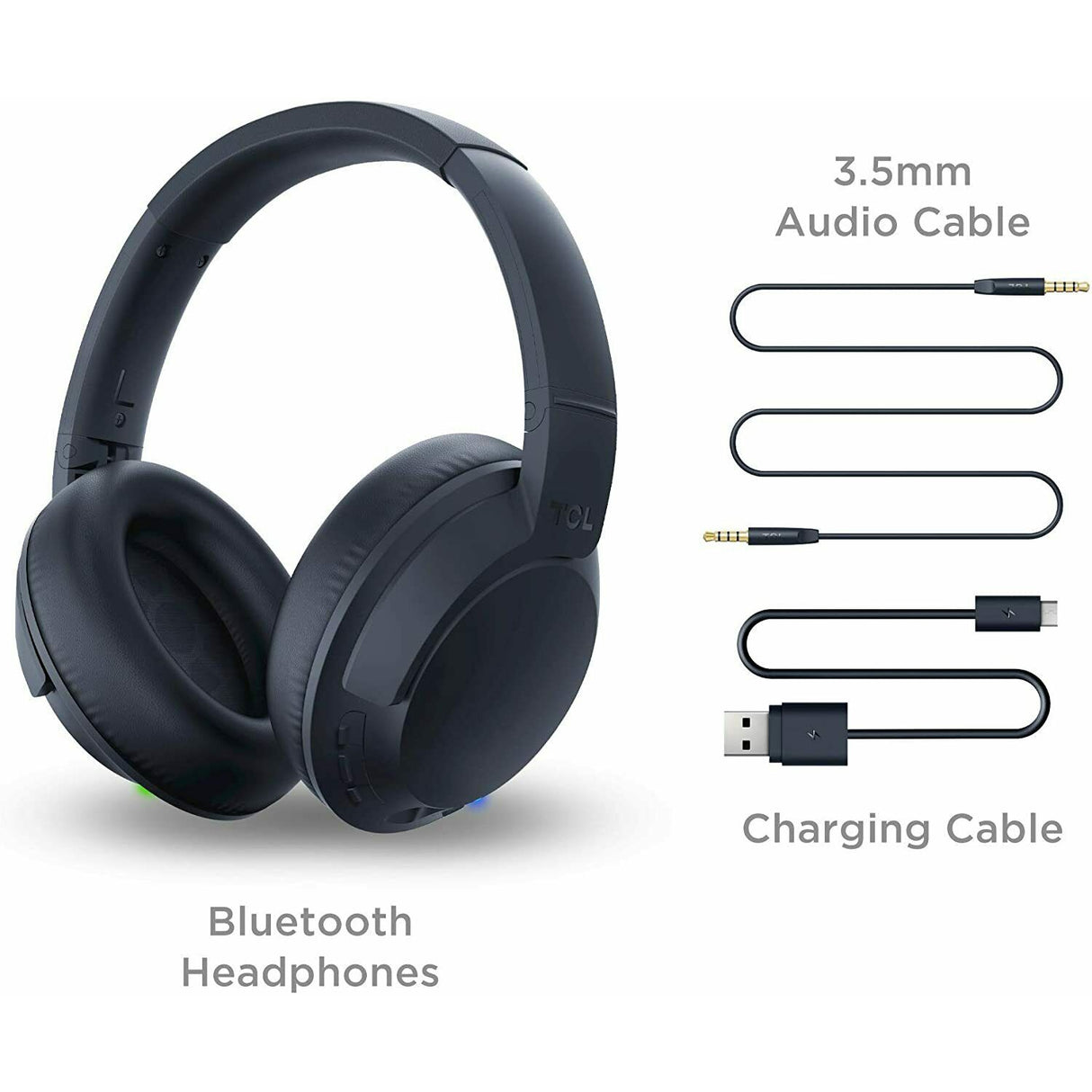 TCL ELIT400NCBL Wireless Noise Canceling Over-the-Ear Headphones Midnight Blue