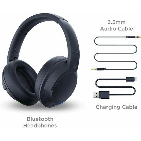 TCL ELIT400NCBL Wireless Noise Canceling Over-the-Ear Headphones Midnight Blue