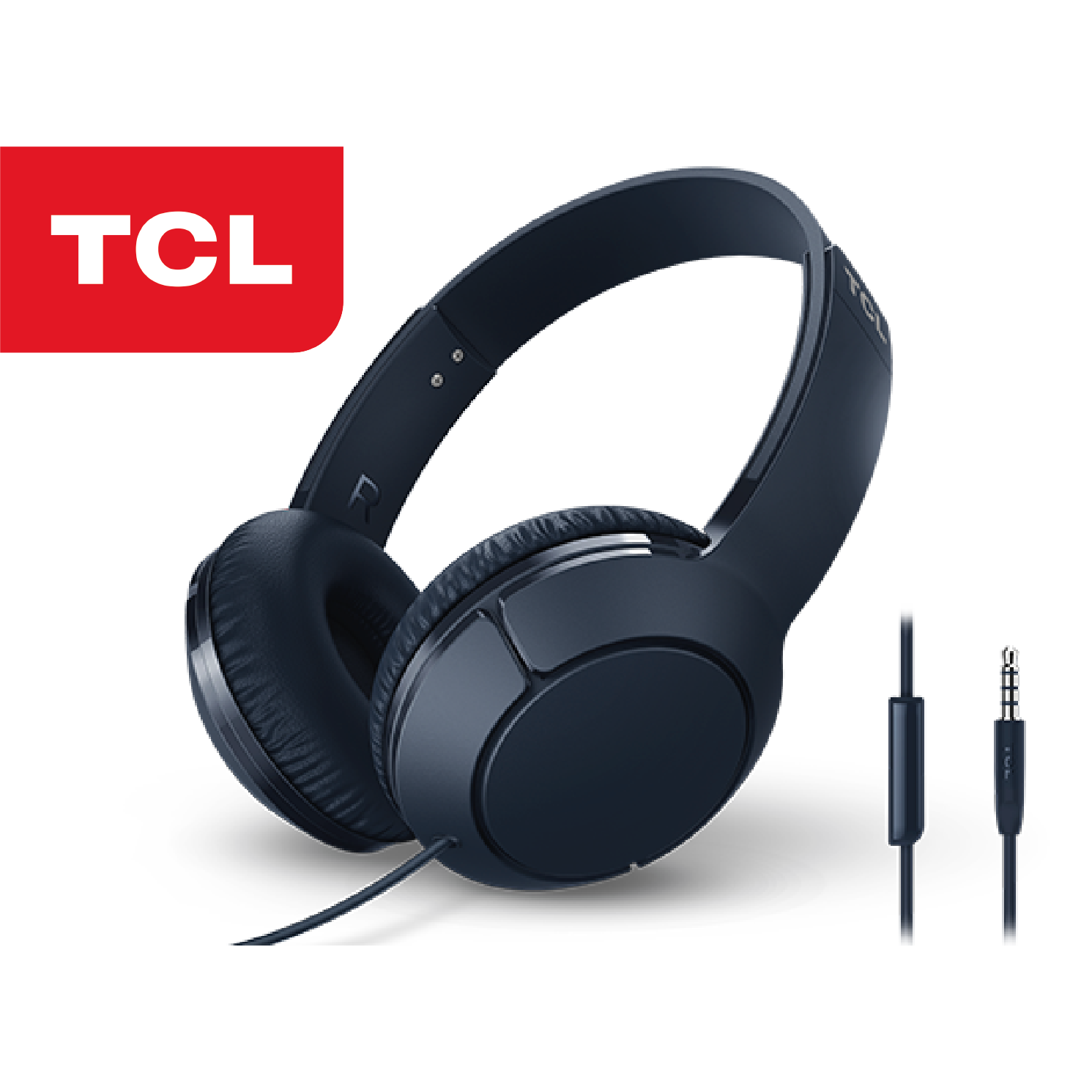TCL MTRO200 Headset Wired Headphones - Powerful Bass Headband with Built-in Mic