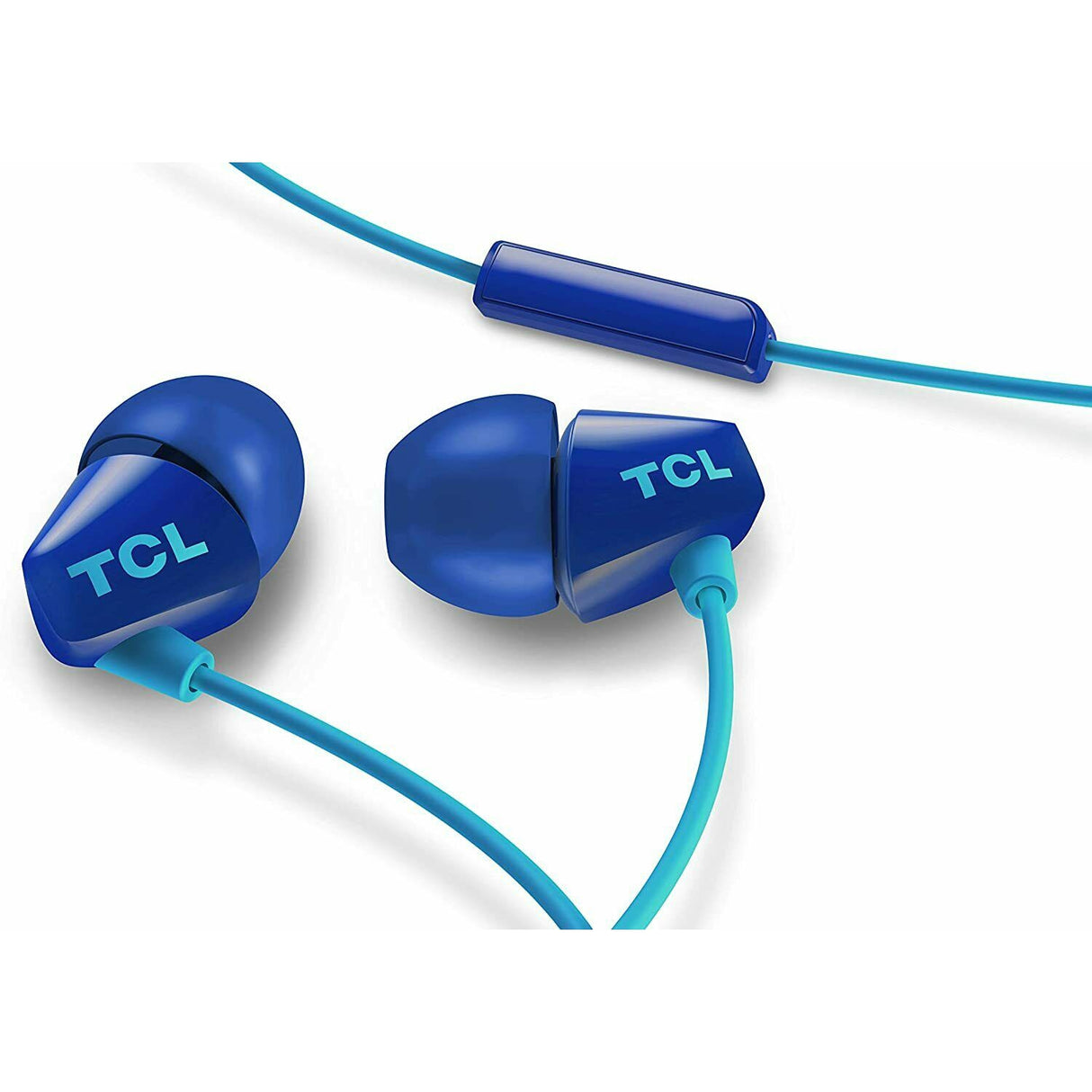 TCL SOCL100 In-Ear Headphones with Mic (Noise Isolation, Remote, Mic) Ocean Blue