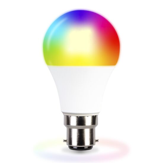 TCP Smart Wi-Fi LED Lightbulb Classic B22 Warm White & Colour Changing