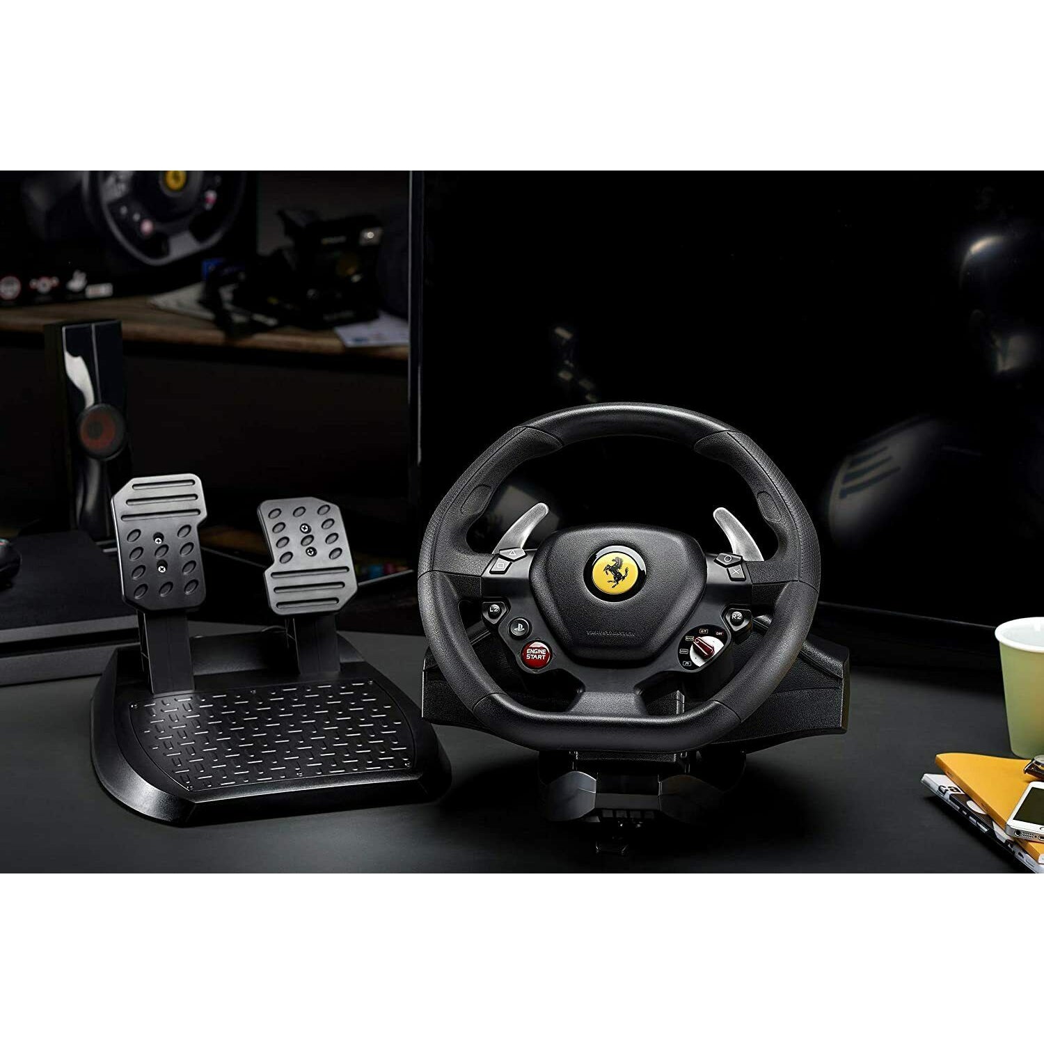 Thrustmaster T80 Ferrari 488 GTB Edition Racing Simulator Wheel (PS4 / PC)