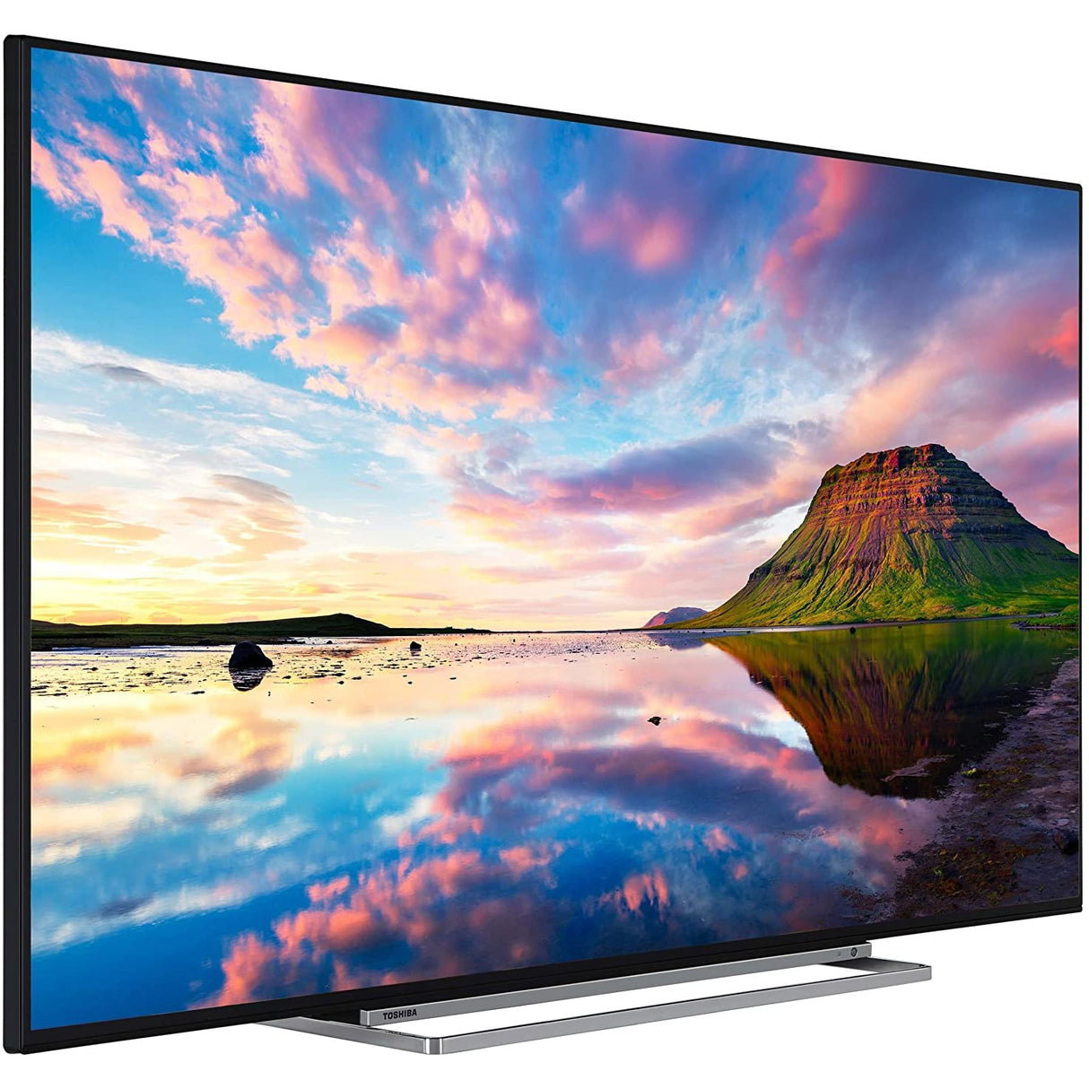 Toshiba 55U5863DB 55-Inch Smart 4K Ultra-HD HDR LED WiFi TV with Freeview Play- Black/Silver