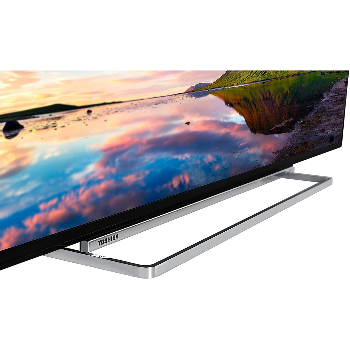 Toshiba 55U5863DB 55-Inch Smart 4K Ultra-HD HDR LED WiFi TV with Freeview Play- Black/Silver