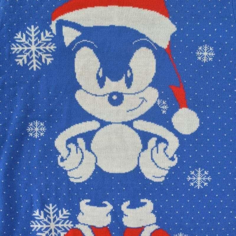 Sonic the Hedgehog Christmas Jumper Small Stock Must Go