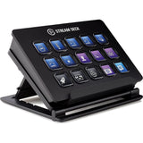 Elgato Stream Deck, Live Content Creation Controller with 15 Customizable LCD Keys, Black