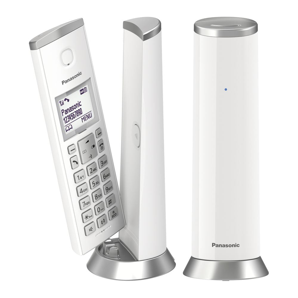 Panasonic KX-TGK222EW Digital Cordless Telephone, Twin DECT, White