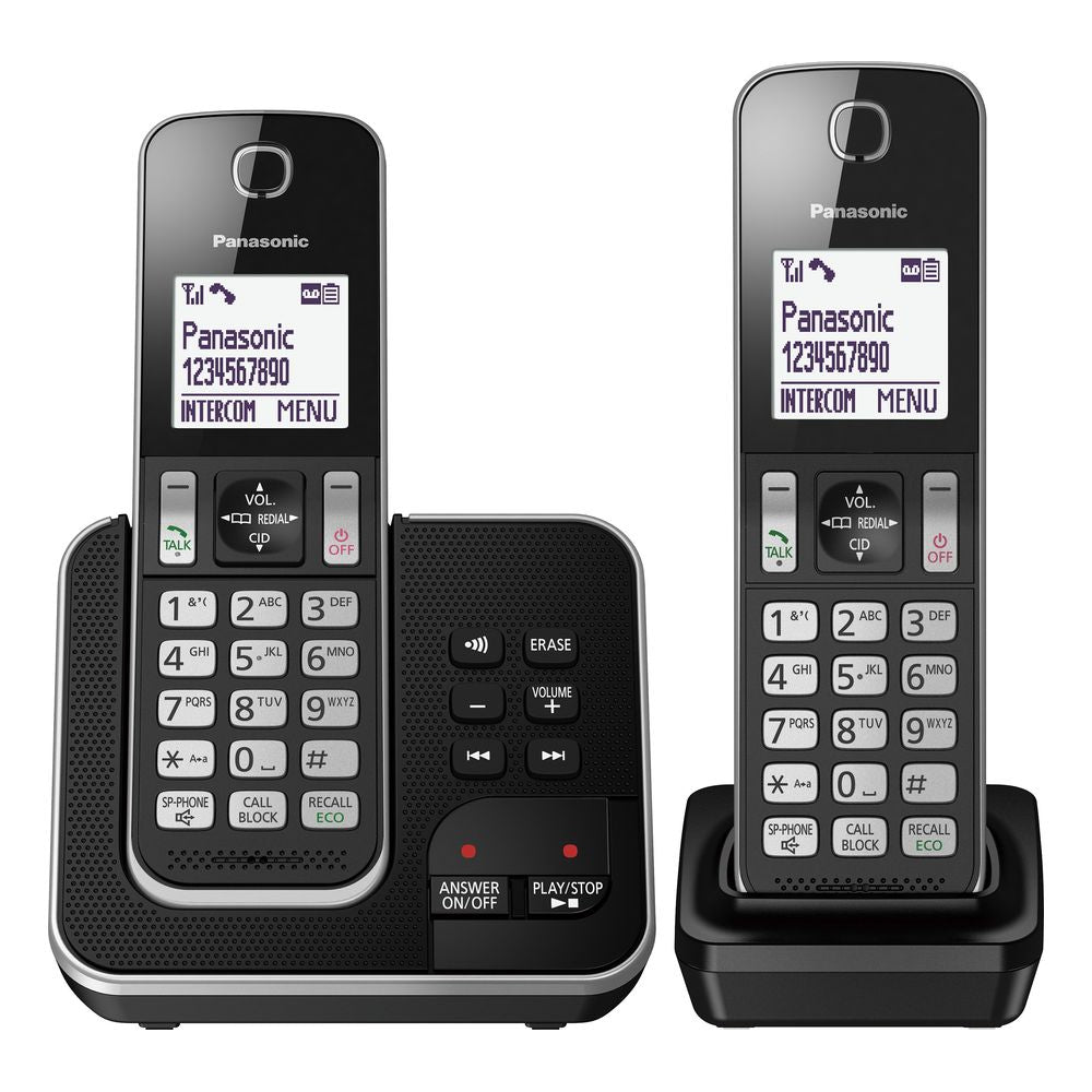 Panasonic KX-TGD622EB Cordless Phone - Twin Handsets - Refurbished Excellent